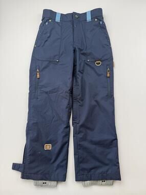Allyance Snow Pants Youth Large Blue Insulated Ski Snowboard Winter Padded Warm